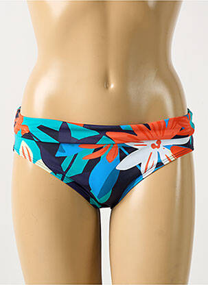 Bas de maillot de bain imprimé tie and dye culotte bleu SIMONE PERELE femme