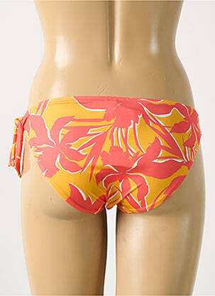 Bas de maillot de bain imprimé fleurs culotte orange SIMONE PERELE femme