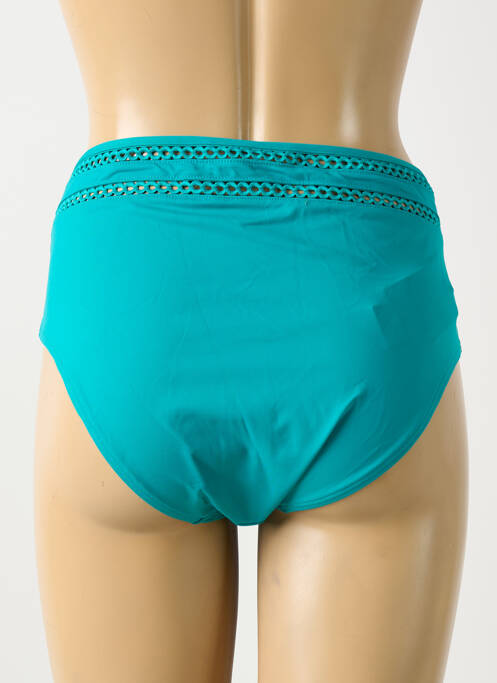 Bas de maillot de bain effet matière satinée culotte vert SIMONE PERELE femme