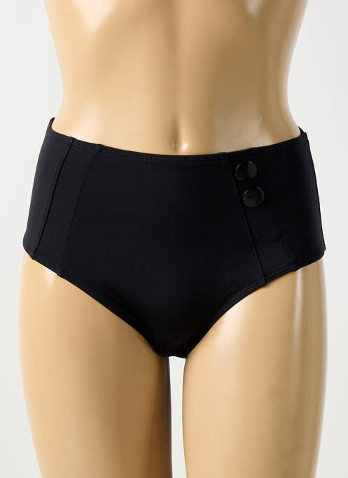 Bas de maillot de bain effet matière satinée culotte noir SIMONE PERELE femme
