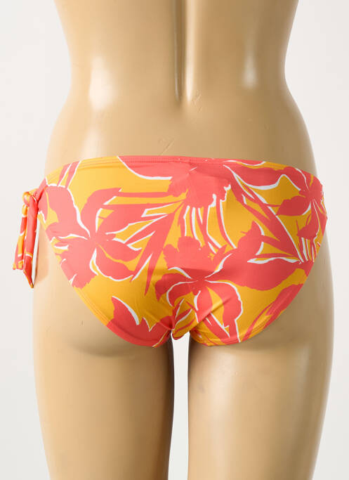 Bas de maillot de bain imprimé fleurs culotte orange SIMONE PERELE femme