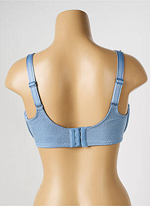 Soutien-gorge broderie haut soutien-gorge emboitant bleu CHANTELLE femme