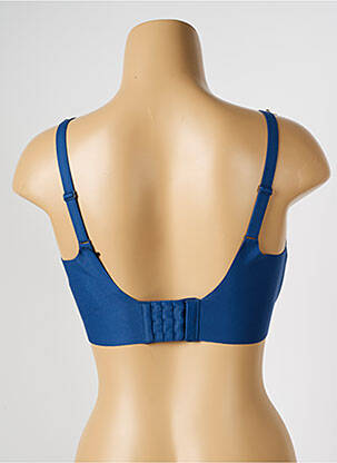 Soutien-gorge effet matière satinée haut soutien-gorge emboitant bleu CHANTELLE femme