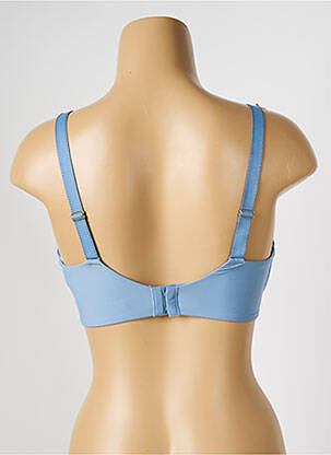 Soutien-gorge tissage dentelle haut soutien-gorge moulé bleu CHANTELLE femme
