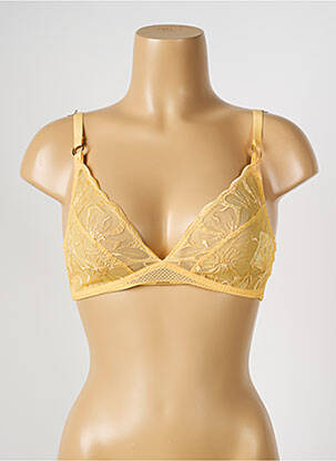 Soutien-gorge sans armature haut soutien-gorge emboitant jaune CHANTELLE femme