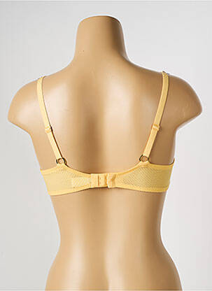 Soutien-gorge légère et transparente haut soutien-gorge emboitant jaune CHANTELLE femme