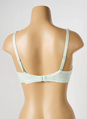 Soutien-gorge tissage dentelle haut soutien-gorge emboitant vert CHANTELLE femme