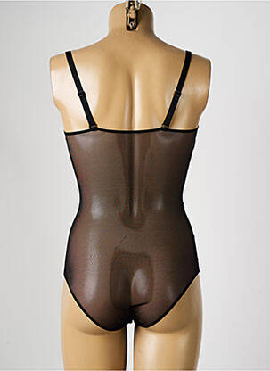 Body lingerie effet matière satinée noir SIMONE PERELE femme