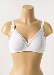 Soutien-gorge sans armature haut soutien-gorge emboitant blanc GEMMA femme