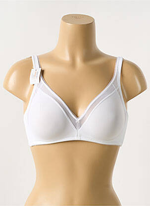 Soutien-gorge sans armature haut soutien-gorge emboitant blanc GEMMA femme