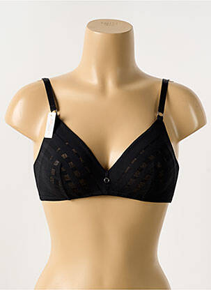 Soutien-gorge sans armature haut soutien-gorge emboitant noir GEMMA femme