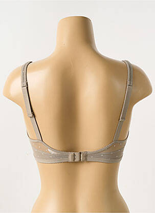Soutien-gorge sans armature haut soutien-gorge emboitant marron clair GEMMA femme