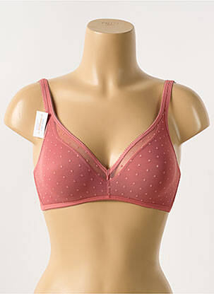 Soutien-gorge sans armature haut soutien-gorge emboitant rose GEMMA femme