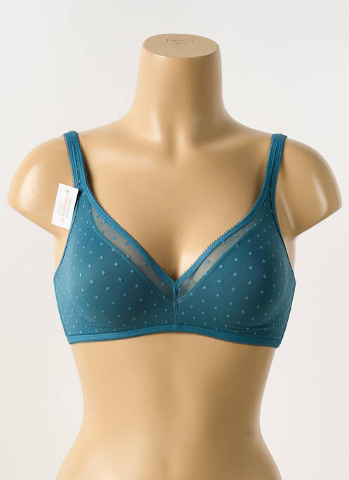Soutien-gorge tissage tulle haut soutien-gorge emboitant vert GEMMA femme