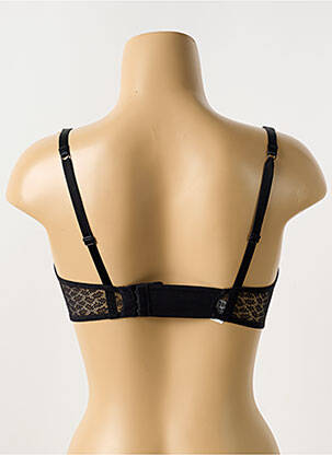 Soutien-gorge effet matière satinée haut soutien-gorge emboitant noir IMPLICITE femme