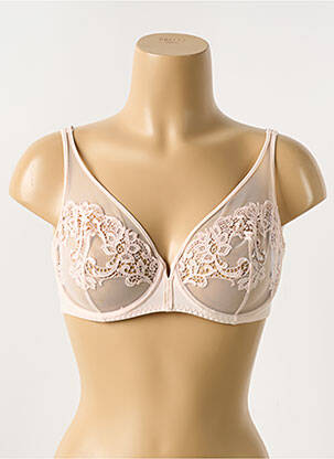 Soutien-gorge légère et transparente haut soutien-gorge emboitant rose SIMONE PERELE femme