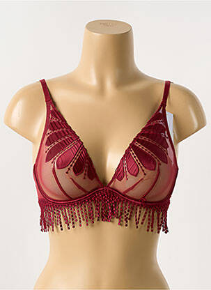 Soutien-gorge légère et transparente haut soutien-gorge emboitant rouge SIMONE PERELE femme