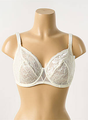 Soutien-gorge légère et transparente haut soutien-gorge emboitant blanc SIMONE PERELE femme