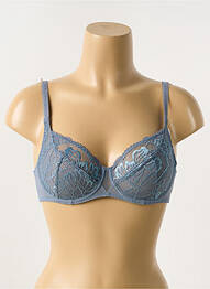 Soutien-gorge effet matière satinée haut soutien-gorge emboitant gris SIMONE PERELE femme