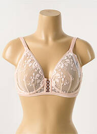 Soutien-gorge légère et transparente haut soutien-gorge emboitant rose SIMONE PERELE femme