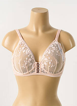 Soutien-gorge légère et transparente haut soutien-gorge emboitant rose SIMONE PERELE femme