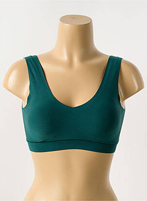 Soutien-gorge effet matière satinée brassieres vert CHANTELLE femme