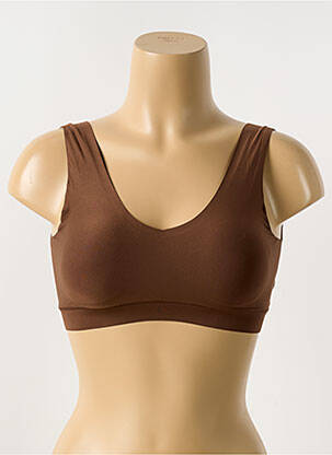 Soutien-gorge sans armature brassieres marron CHANTELLE femme
