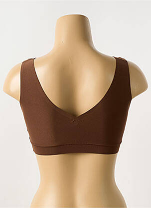 Soutien-gorge effet matière satinée brassieres marron CHANTELLE femme