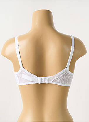 Soutien-gorge effet matière satinée haut soutien-gorge moulé blanc CHANTELLE femme
