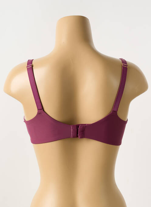 Soutien-gorge effet matière satinée haut soutien-gorge moulé violet CHANTELLE femme