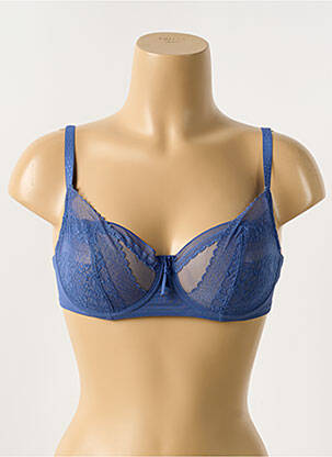 Soutien-gorge légère et transparente haut soutien-gorge emboitant bleu PASSIONATA femme