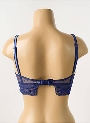 Soutien-gorge effet matière satinée haut soutien-gorge balconnet bleu PASSIONATA femme