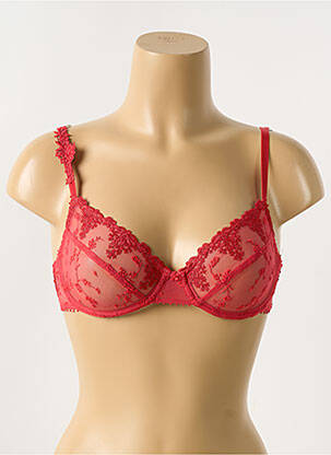 Soutien-gorge effet matière satinée haut soutien-gorge emboitant rouge PASSIONATA femme