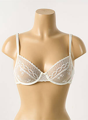 Soutien-gorge légère et transparente haut soutien-gorge emboitant blanc PASSIONATA femme