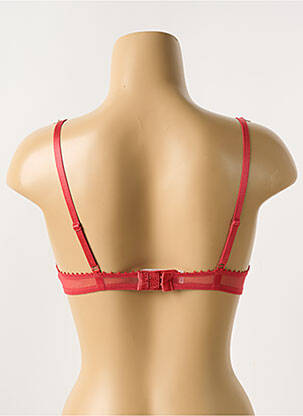 Soutien-gorge effet matière satinée haut soutien-gorge push-up rouge PASSIONATA femme