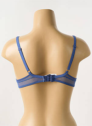 Soutien-gorge effet matière satinée haut soutien-gorge push-up bleu PASSIONATA femme