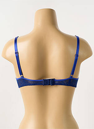 Soutien-gorge effet matière satinée haut soutien-gorge push-up bleu PASSIONATA femme