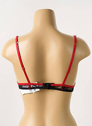 Soutien-gorge effet matière satinée haut soutien-gorge push-up rouge PASSIONATA femme