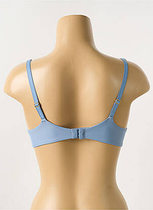 Soutien-gorge effet matière satinée haut soutien-gorge avec mousse de rembourrage amovible bleu CHANTELLE femme
