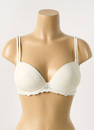 Soutien-gorge légère et transparente haut soutien-gorge avec mousse de rembourrage amovible blanc SIMONE PERELE femme