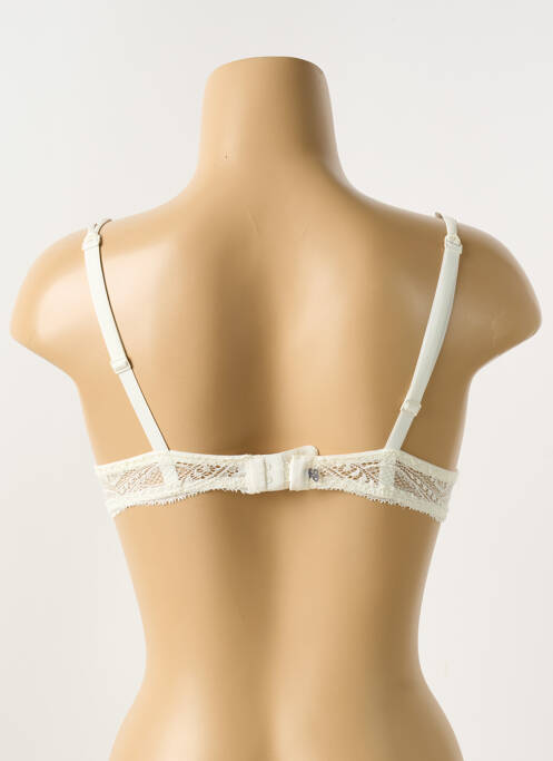 Soutien-gorge broderie haut soutien-gorge avec mousse de rembourrage amovible beige SIMONE PERELE femme