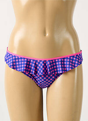 Bas de maillot de bain stretch culotte rose ANTIGEL femme