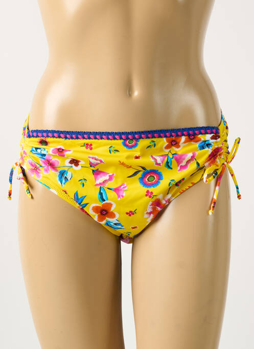 Bas de maillot de bain jaune ANTIGEL pour femme
