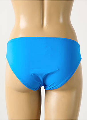 Bas de maillot de bain tissage satiné culotte bleu clair ANTIGEL femme