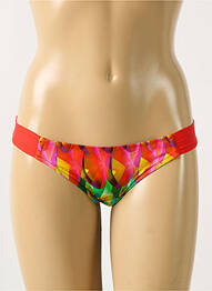 Bas de maillot de bain imprimé fantaisie culotte rouge ANTIGEL femme