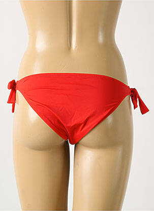 Bas de maillot de bain imprimé fantaisie bikini rouge ANTIGEL femme