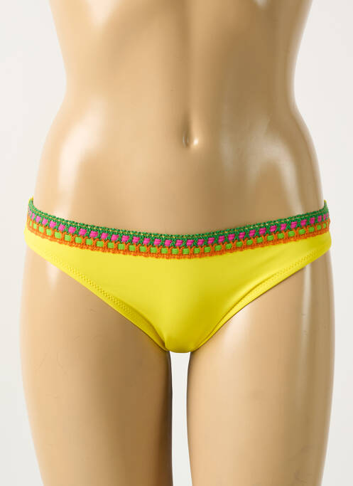 Bas de maillot de bain jaune ANTIGEL pour femme