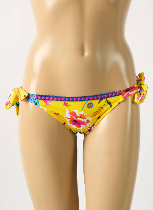 Bas de maillot de bain jaune ANTIGEL pour femme