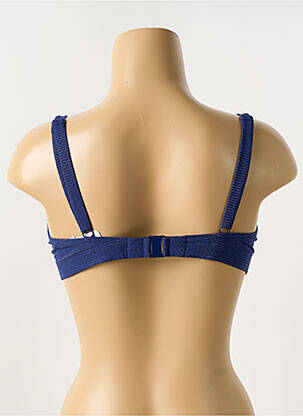Haut de maillot de bain stretch haut soutien-gorge emboitant bleu SIMONE PERELE femme