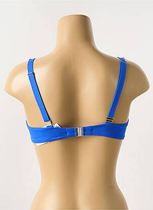 Haut de maillot de bain stretch bleu ANTIGEL femme